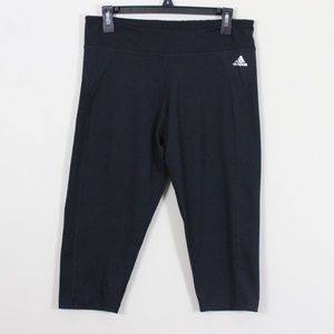 Adidas Black Cropped Leggings